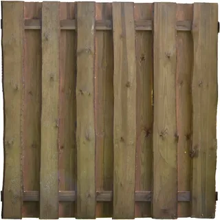 Tetzner & Jentzsch Sichtschutzelement 180 x 180 cm Braun Holz