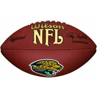 Wilson NFL TEAM LOGO, Jacksonville Jaguars, Offizielle Größe, Für Freizeitspieler und Sammler, PVC, braun, WTF1748XBJX