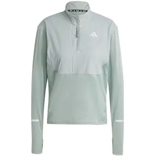 adidas Ultimate Hi Vis Reflective Sweatshirt Silver Green XS