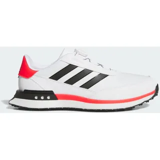 Adidas Golfschuhe mit Nocken adidas S2G Spikeless BOA 24 Wide Golfschuh - Cloud White / Core Black / Lucid Red - 42 2/3