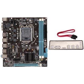 LGA 1155 Motherboard, H61 ITX Computer Motherboard für Desktop, 2 X DDR3, 6xUSB2.0, 3xSATA2.0, PCIe 16X, VGA, HDMI, NVME M.2, 100M NIC