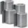 PVC Sichtschutzstreifen 0,19 x 35 m hellgrau 4er Set inkl. Befestigungsklemmen 120 St.