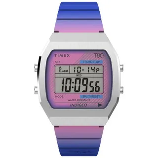 Timex Quarzuhr Timex T80 Steel, (1-tlg., Not a set – not applicable to this product), Digitaluhr