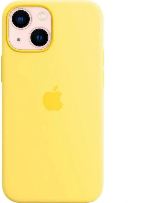 Apple Silikon Case mit MagSafe (iPhone 13 mini) Zitronenschale