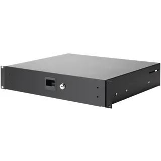 Adam Hall 19" Parts 87402 A Rackschublade 2 HE Aluminium,