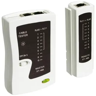 goobay 68856 Netzwerkkabel-Tester Weiß