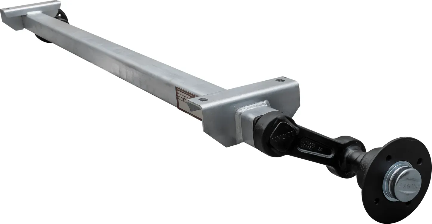KNOTT VG7-L ungebremste Achse für Anhänger 750kg 1380mm 1880mm 4x100