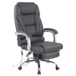 Echtleder mit Massagefunktion schwarz
