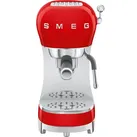 SMEG ECF02RDEU Siebträgermaschine rot