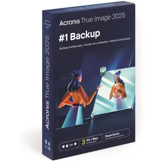 Acronis True Image 2025, 3 Geräte, Dauerlizenz, Download