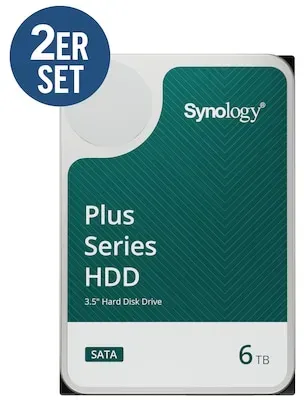 Synology 2x HAT3300-6T 12 TB - 2x 6 TB 5400 rpm 256 MB 3,5 Zoll SATA 6 Gbit/s CMR Doppelpack