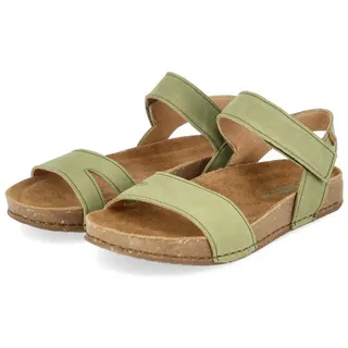 El Naturalista El Naturalista N5790 Liken Damen Rauleder green Keilsandalette grün 38 EU