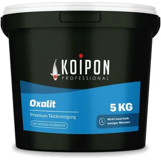 KOIPON Oxalit 5kg Teichschlammentferner gegen Laub & Ablagerungen mit Sauerstoff