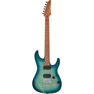 IBANEZ AZ24S1F-TXB Transparent Turquoise Burst - E-Gitarre