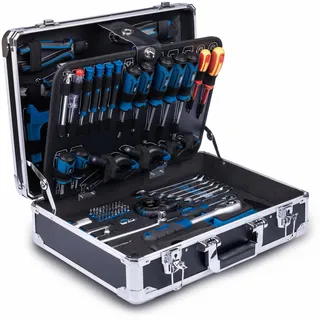 SCHEPPACH Werkzeugkoffer TB200 Aluminium 141-teilig