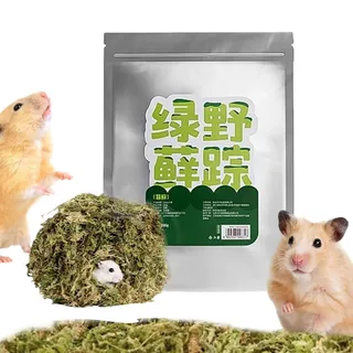 Forestt Moos für Hamster, 5 l, natürliches Hamster-Moos, und Staub, spezielles Waldmoos, Hamstereinstreu, Geruchskontrolle, weiches Moos, Hamster, Reptilienmoos, für -Syrer