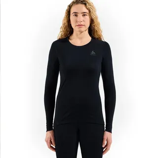 Odlo Merino 200 Langarm Thermoshirt Schwarz M