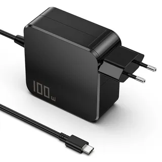 100W USB C Netzteil für MacBook Pro 16 15 14 13 Zoll 2021 2020 2019 2018, MacBook Air 13" 2020 2019 2018, iPad Pro, Lenovo Hp Dell Surface Asus Acer Laptop Ladekabel Ladegerät Tpye C Charger Adapter