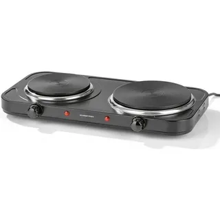 DS PRODUKTE GOURMETmaxx Doppelkochplatte - Schwarz