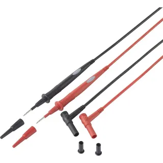 VOLTCRAFT Sicherheits-Messleitung 1.00 m Schwarz, Rot VOLTCRAFT MS-7