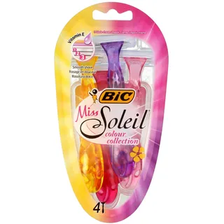 None Bic Miss Soleil Colour Collection 4 Rasierer, 1 Packung - 4 Stück