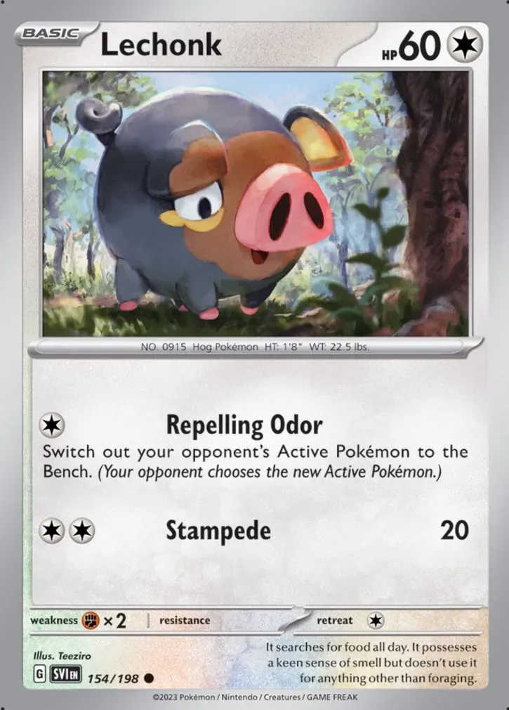 Amigo Pokemon Lechonk/Ferkuli - Promokarte limitiert