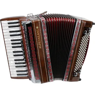 Alpenklang Pro Akkordeon III 96 Tasten-Steirische Palisander