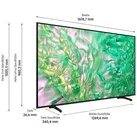 Samsung GU75DU8079UXZG LED-TV 4K UHD Multituner HDR SMART, max. Auflösung (Horizontal) 3840, max. Auflösung (Vertikal) 2160