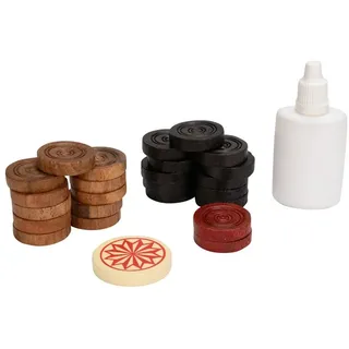 Gico Carrom Steine Komplettsatz, MB Economy Class -einfache, zweckmäßige Spielsteine- 2101