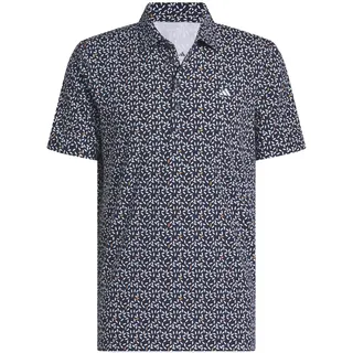Adidas Ultimate365+ Soft Print Polo Shirt  - M Conavy/White