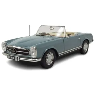 Norev Modellauto Mercedes 230 SL Pagode W113 1963 hellblau Knockin on Heavens Door, Maßstab 1:18 blau