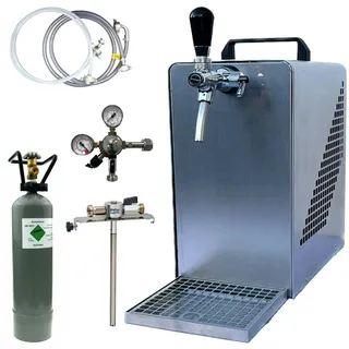 bietal® Bierzapfanlage Bierkühler Zapfanlage 30 L/h SET 5 Liter Adapter 2 Kg CO2