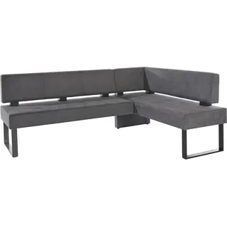 Home Affaire »Oliver mit Metallgestell, Küchenbank« verschiedene Bezüge Cord Esszimmerbank OTTOs Choice grau