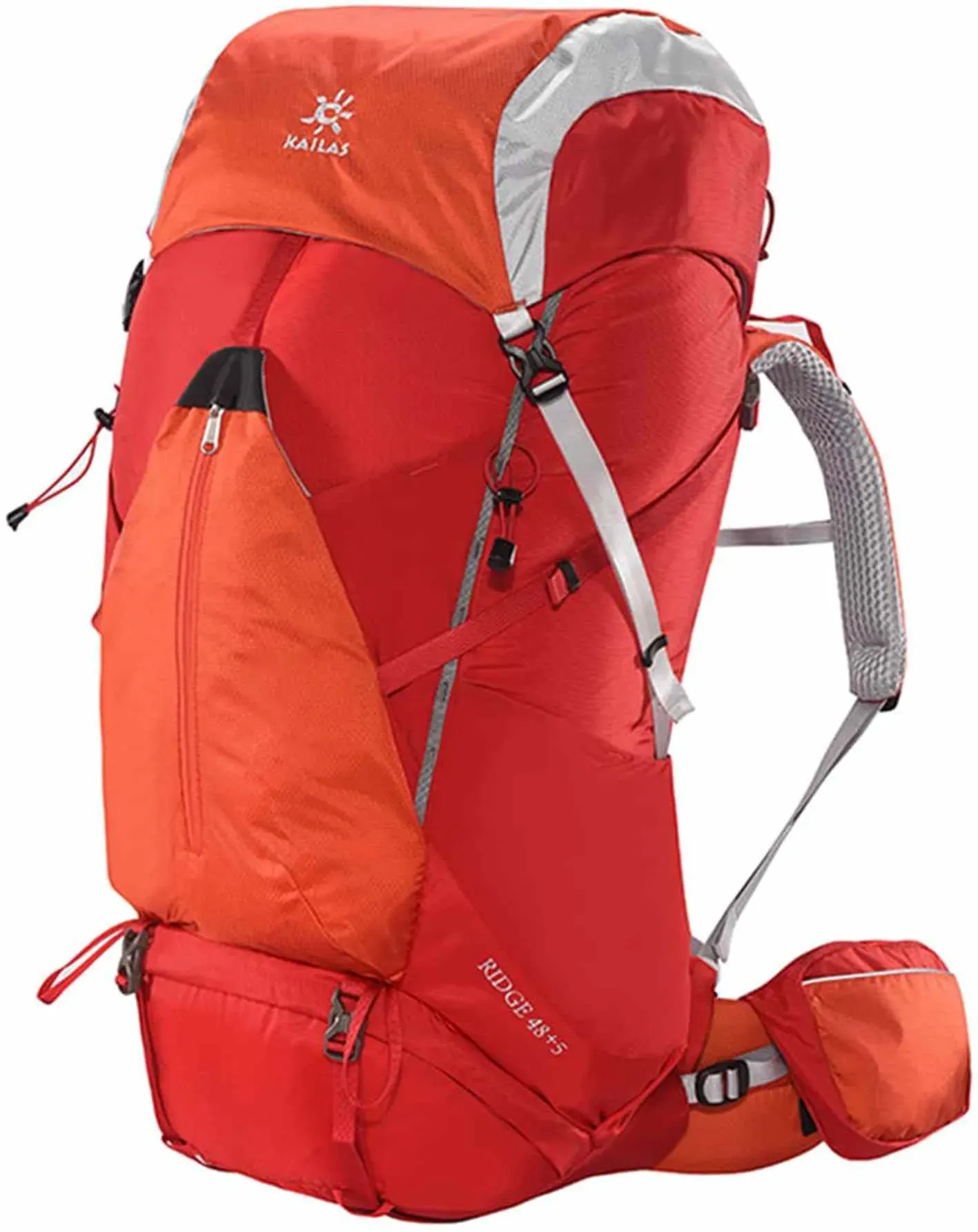 Ridge ultraleichter 2-3 Tage Wanderrucksack mit Beckengurt (38+5L) Kailas