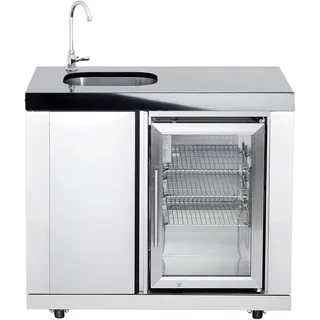 All'Grill Modul 1 - Waschbecken-/Kühlschrankkombi (Becken links)