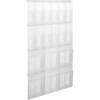 Helit H6812302 - Wanddisplay „the placativ“ 6/12 x DIN A4 / 1/3 DIN A4, glasklar