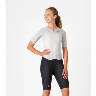 Castelli Integral Free Sanremo 3 Kurzarm-trisuit - White / Black - M