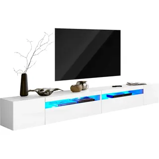 INOSIGN Lowboard Breite 260 cm, ohne Beleuchtung weiß