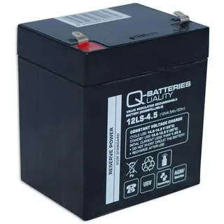 Quality Batteries Q-Batteries 12LS-4.5 12V 4,5Ah Blei-Vlies Akku / AGM VRLA