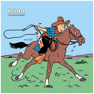 Atomax Tim & Struppi Wandkalender 2026