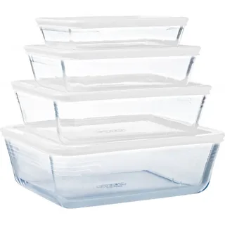 Pyrex Pyrex® Glasbehälter mit Deckel Cook - Freeze 4-teilig