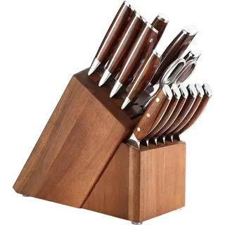 XinZuo - Damastmesser Set 15-teilig - B27 Yi Serie
