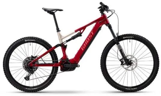 Ghost E-ASX Essential High - RH: XL - rebel red/coffee pebble glossy