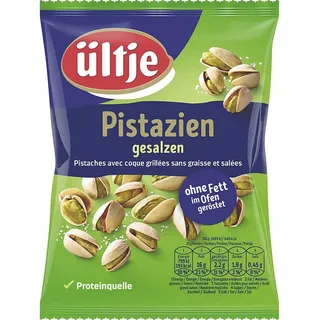 ultje Ültje Pistazien mit Schale im Ofen geröstet und gesalzen 150g