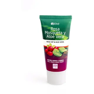 Ejove Hagebuttencreme und Aloe Vera Tube 50 ml | Regenerierende und feuchtigkeitsspendende Creme für Gesicht, Hände und Körper | Anti-Aging Creme für Narben, Falten und Dehnungsstreifen