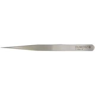 Dumont Präzisions-Pinzette für Uhrmacherei, Feinmechanik, Schmuck, Edelstahl, poliert, hergestellt in der Schweiz, Nr. 1