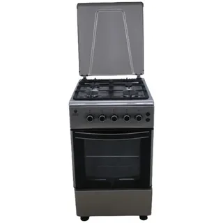 GASLINE Gas Standherd 50cm SHGG5060AZU 4 flammig, Gasbackofen Grill Umluft Propangas/Erdgas