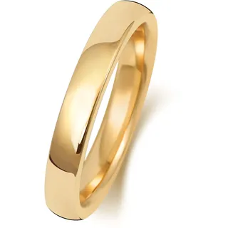 9 Karat (375) Gold 3mm Soft Court Form Herren/Damen - Trauring/Ehering/Hochzeitsring - gold