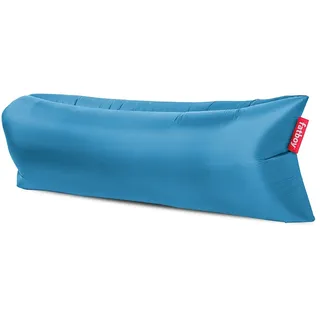 Fatboy Lamzac 3.0 Aufblasbares Sofa - Aufblasbare Couch - Keine Luftpumpe Nötig - Indoor und Outdoor Luftsofa - Wasser- und Schmutzabweisende Mini Couch aus Polyester - 200 x 90 x 50 cm - Himmelblau