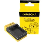 PATONA Slim Micro-USB Ladegerät für Fuji NP-126